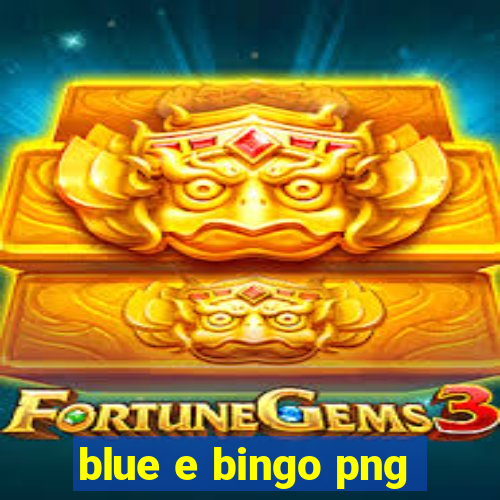 blue e bingo png